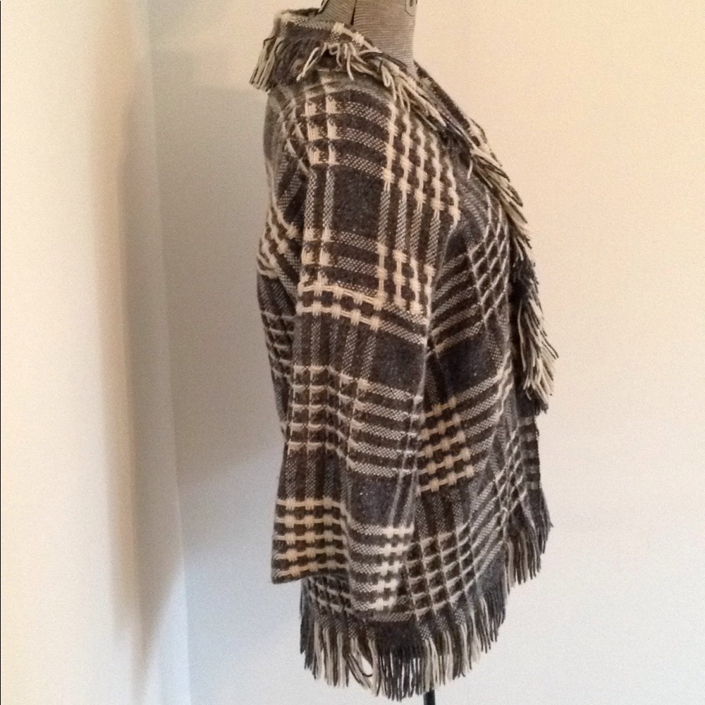 S Vintage Faribo Wool Plaid Blanket Coat Jacket 🐰 - Picture 2 of 6